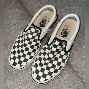 Vans Classic Slip On (Gum Block) Checkerboard